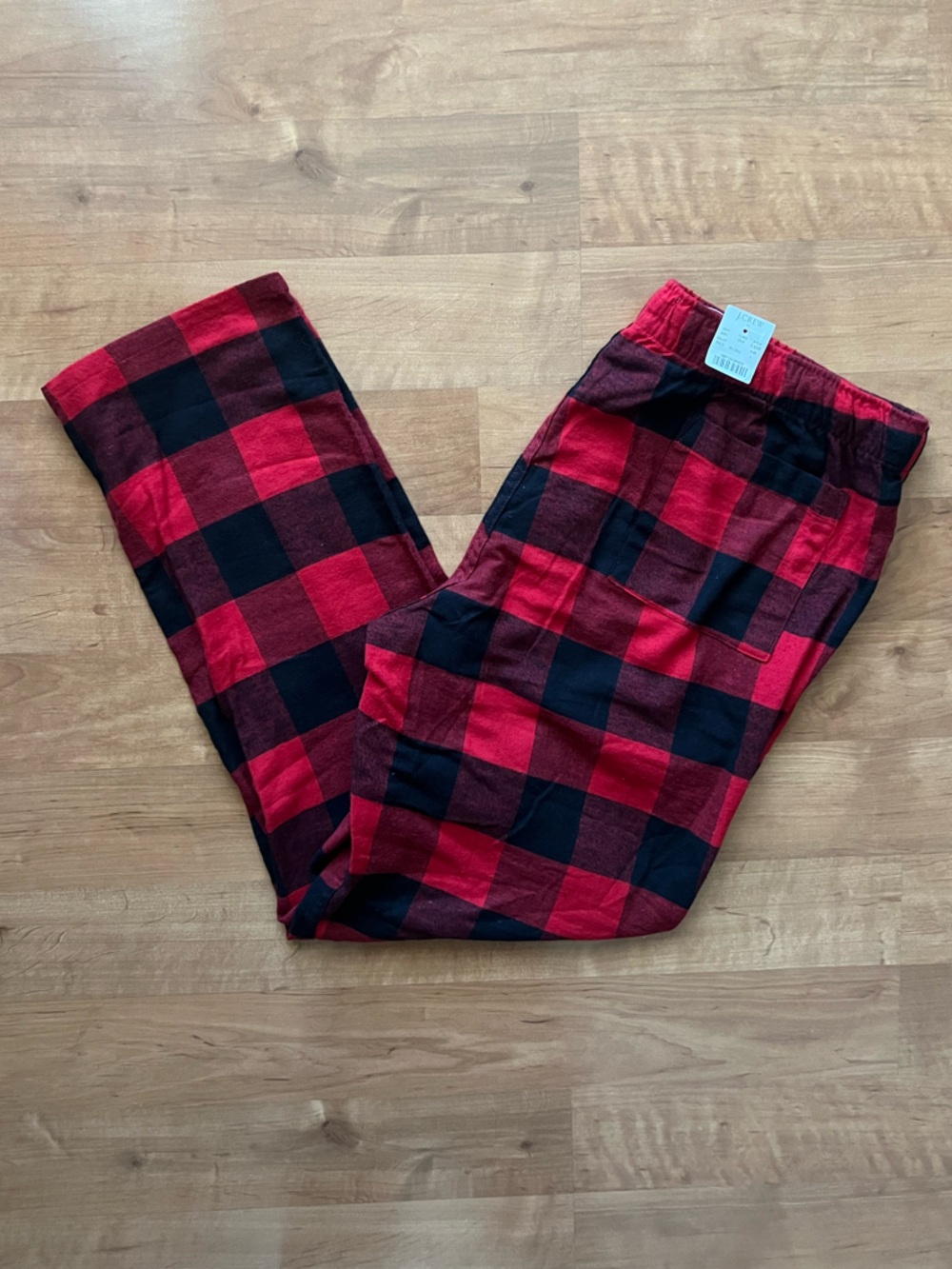 J. Crew Red and Black Buffalo Plaid Pajama Pants